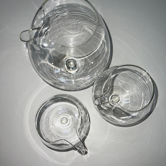 Vintage Lightweight Brandy Snifter with Pour Spout ~ Set Of 3. - Picture 12 of 12